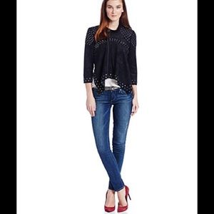 BCBG Bri grommet jacket