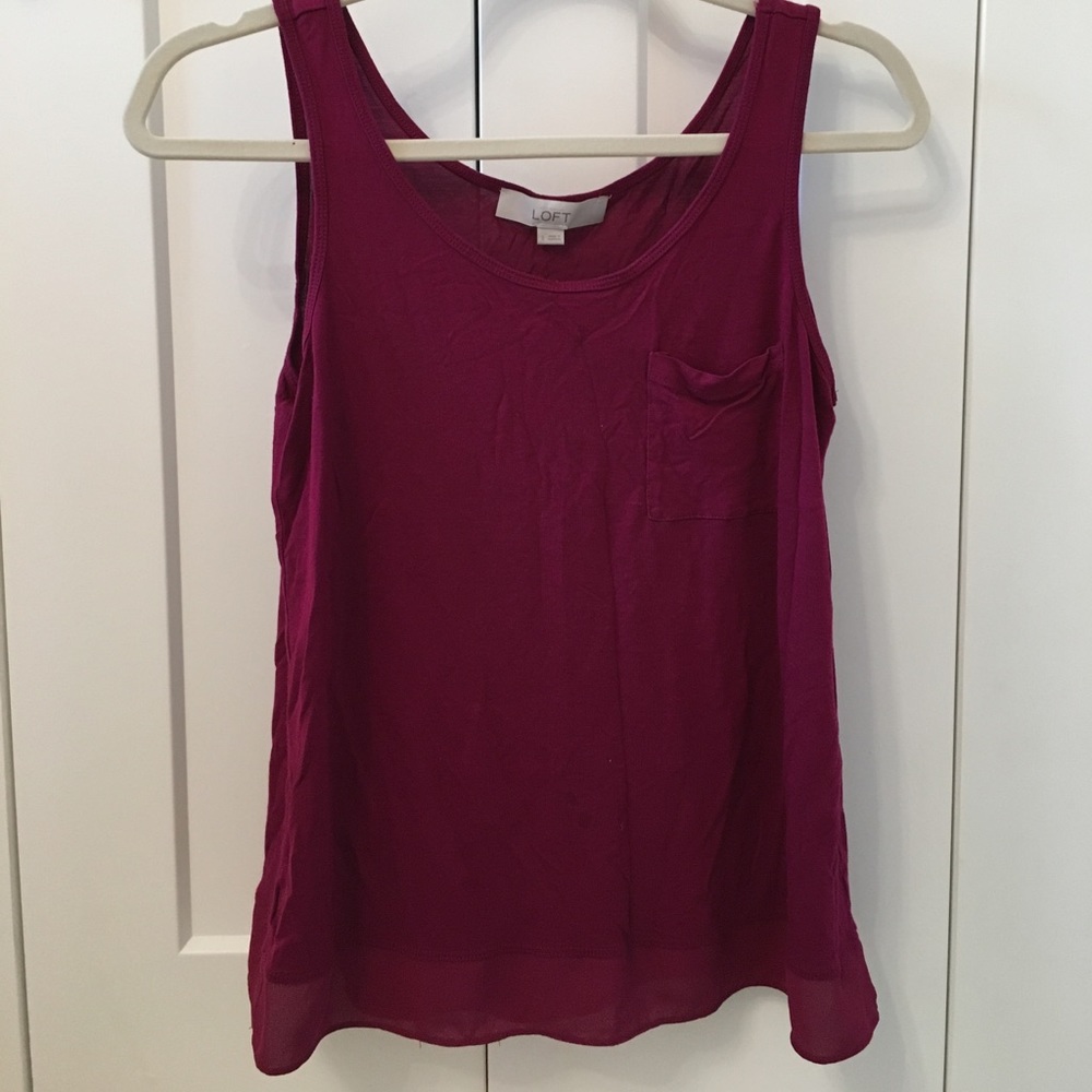 Ann Taylor LOFT - tank with chest pocket