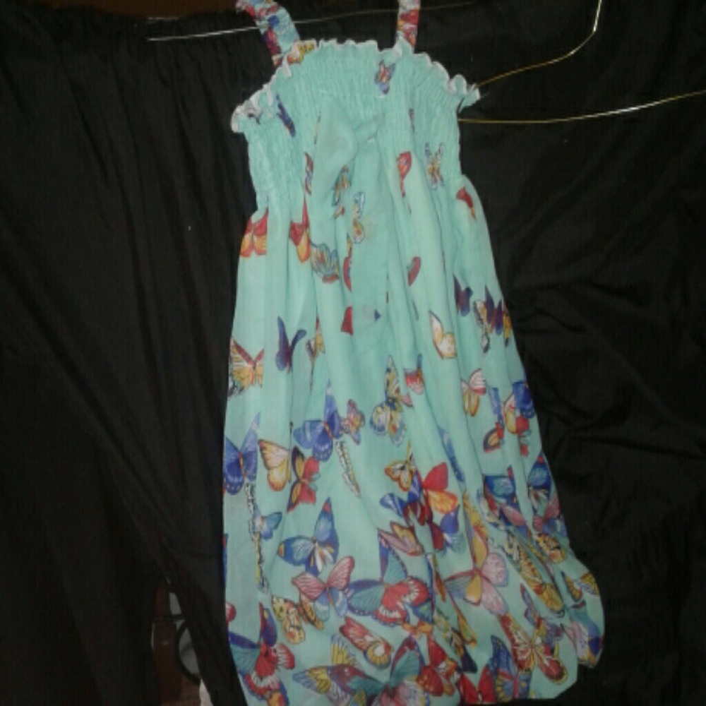 Girls butterfly dress