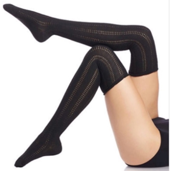 Free People Other - Free People Pointelle Over the Knee Socks