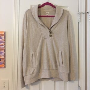 Tan/cream Banana Republic Pullover