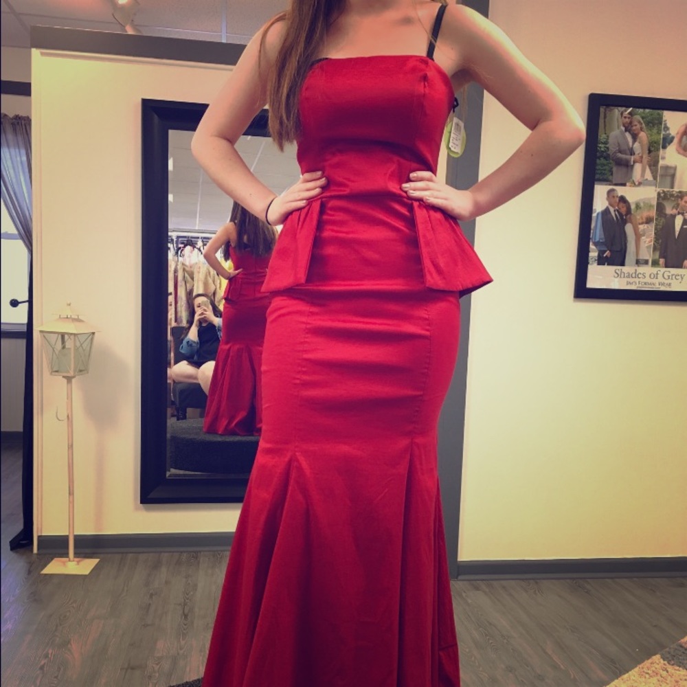 Vintage Red Prom Dress