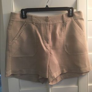 Linen shorts