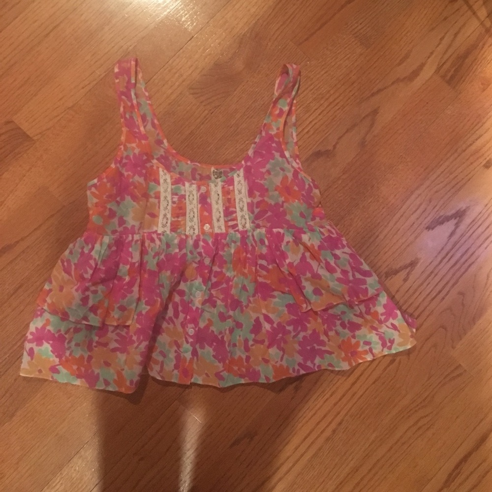 Free people floral top