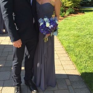 Bill Levkoff floor length chiffon gown