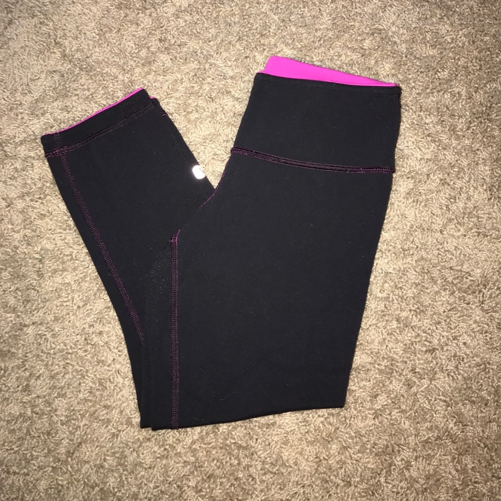 Lululemon cropped reversible leggings