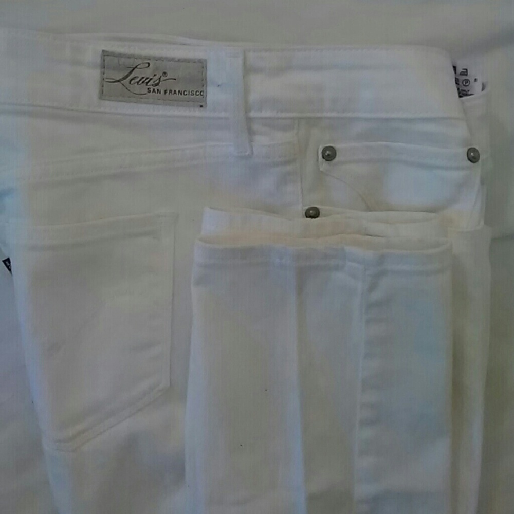 Womens Levis Jeans denim white