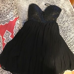 Black Sequin Cocktail Dress