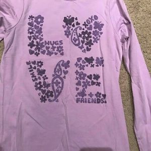 Crazy 8 LOVE shirt lavender