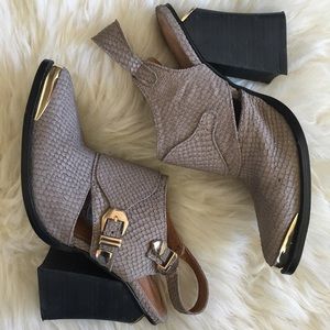 Jeffery Campbell Booties with Gold Details