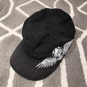 Hart Luck cadet cap with skull