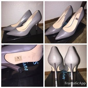 Marciano leather pumps grey 9.5