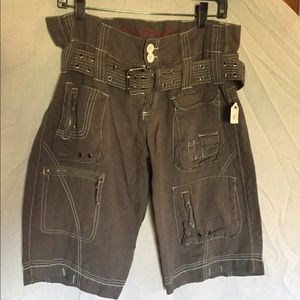 Pete and Greta by JWLA Cargo Linen Shorts