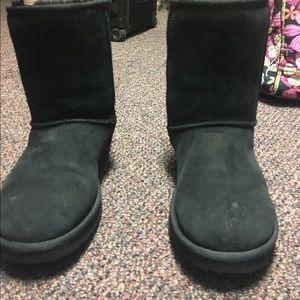 Short Black Ugg Boots Size 9