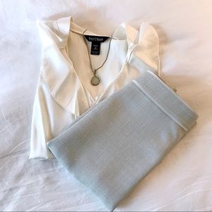 CCO Drop! Elegant wool, linen, & silk skirt