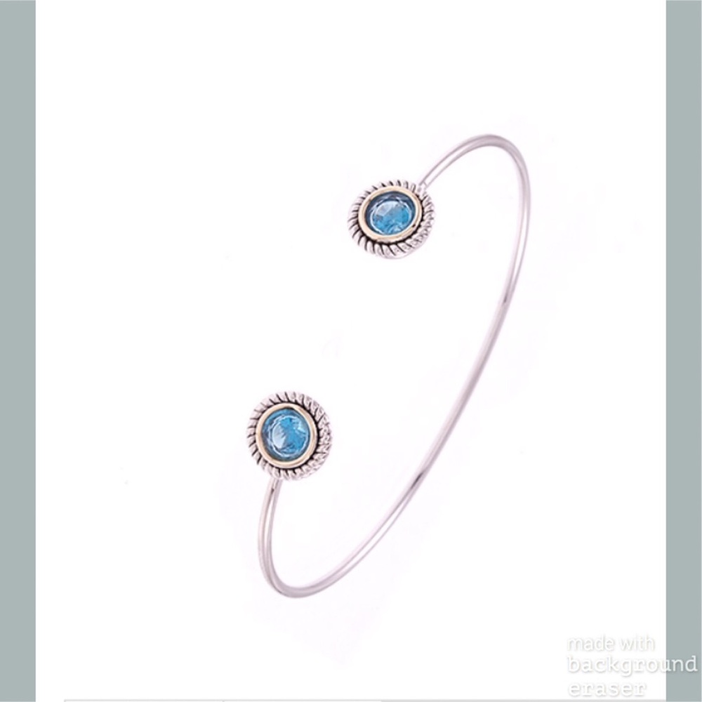 Stone tip Cuff Bracelet 💞 - Picture 3 of 4