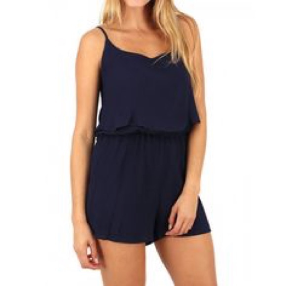 bishop + young Dresses & Skirts - ⚜️Bishop + Young Navy Romper⚜️