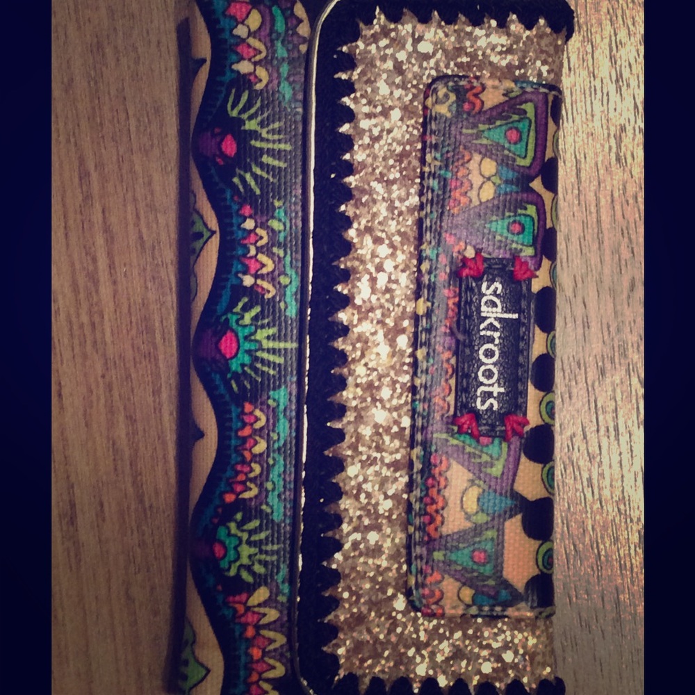 Slightly sparkly, very bright wallet