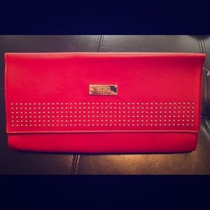 BCBG Paris Clutch with Star red and blue