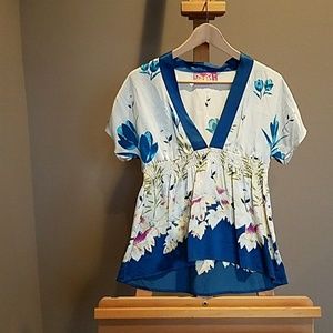 Yumi Kim short sleeved silk shirt