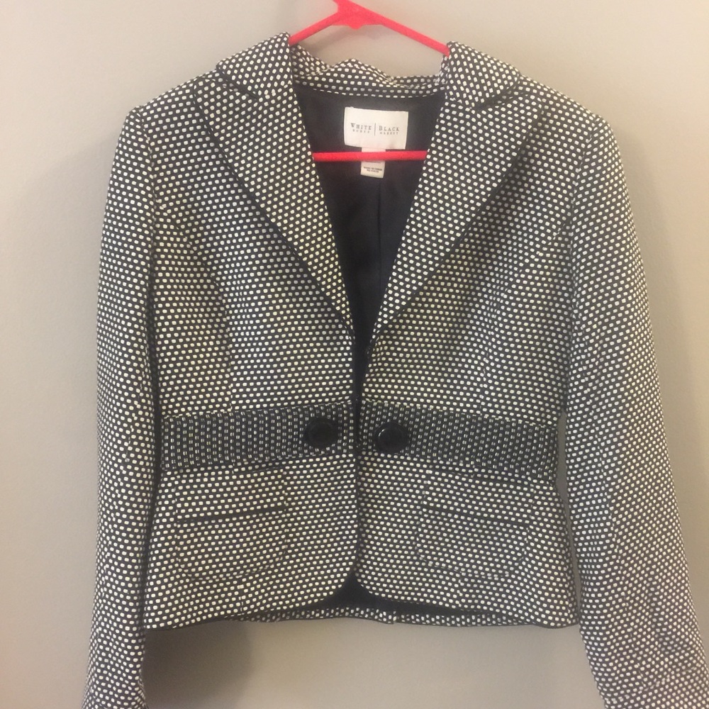 White House Black Market Tweed Blazer. Like new!
