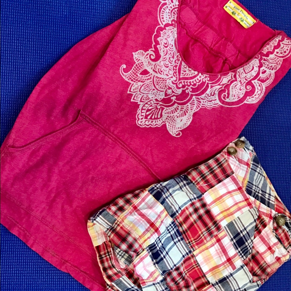 Soft Plaid Junior Shorts
