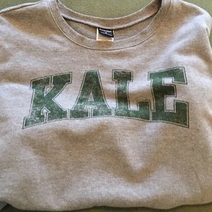 Kale sweatshirt/ long sleeve top