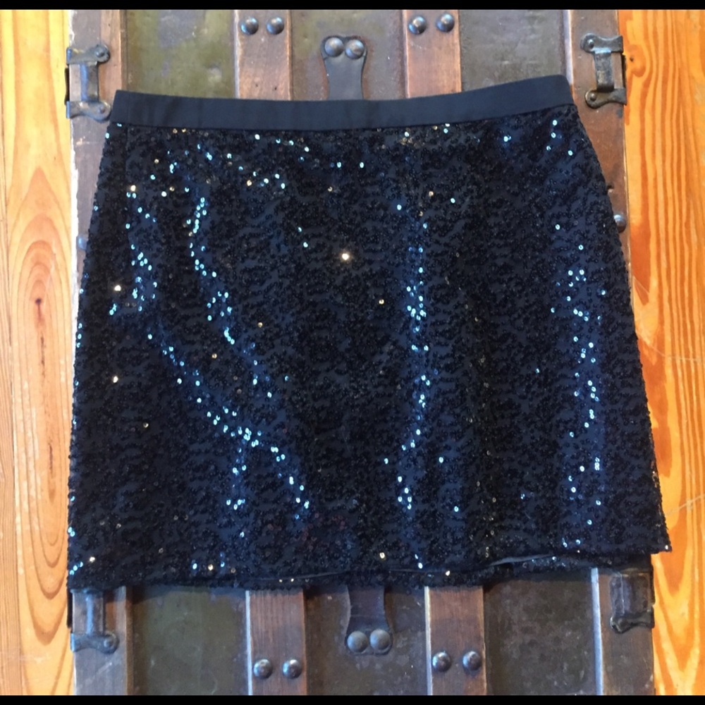 J. Crew Sequin Mini Skirt