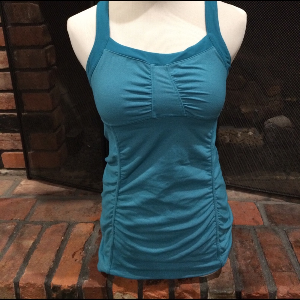 Athleta Teal strappy tank size xs