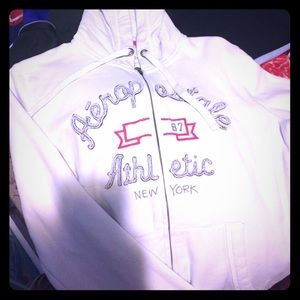White Aeropostale Hoodie