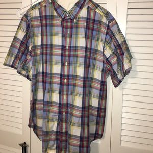 Men's short sleeve button down