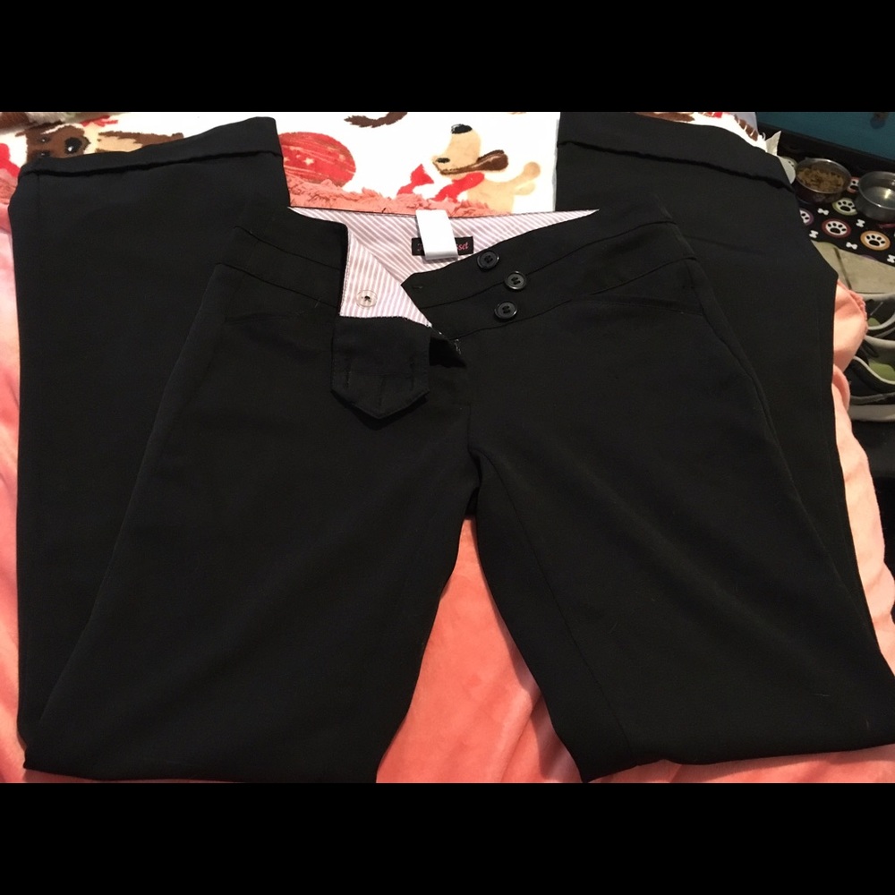 Black slacks