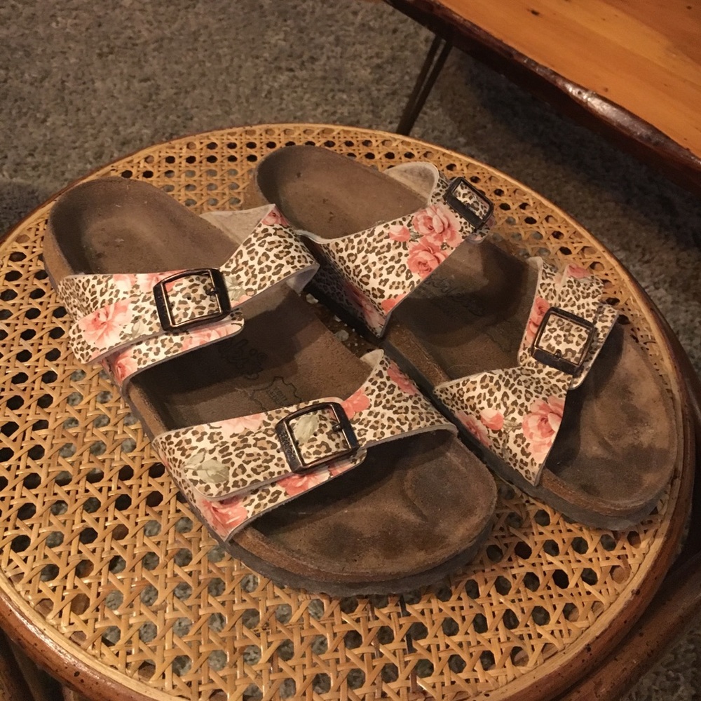 Printed Birkenstock Sandals