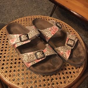 Printed Birkenstock Sandals