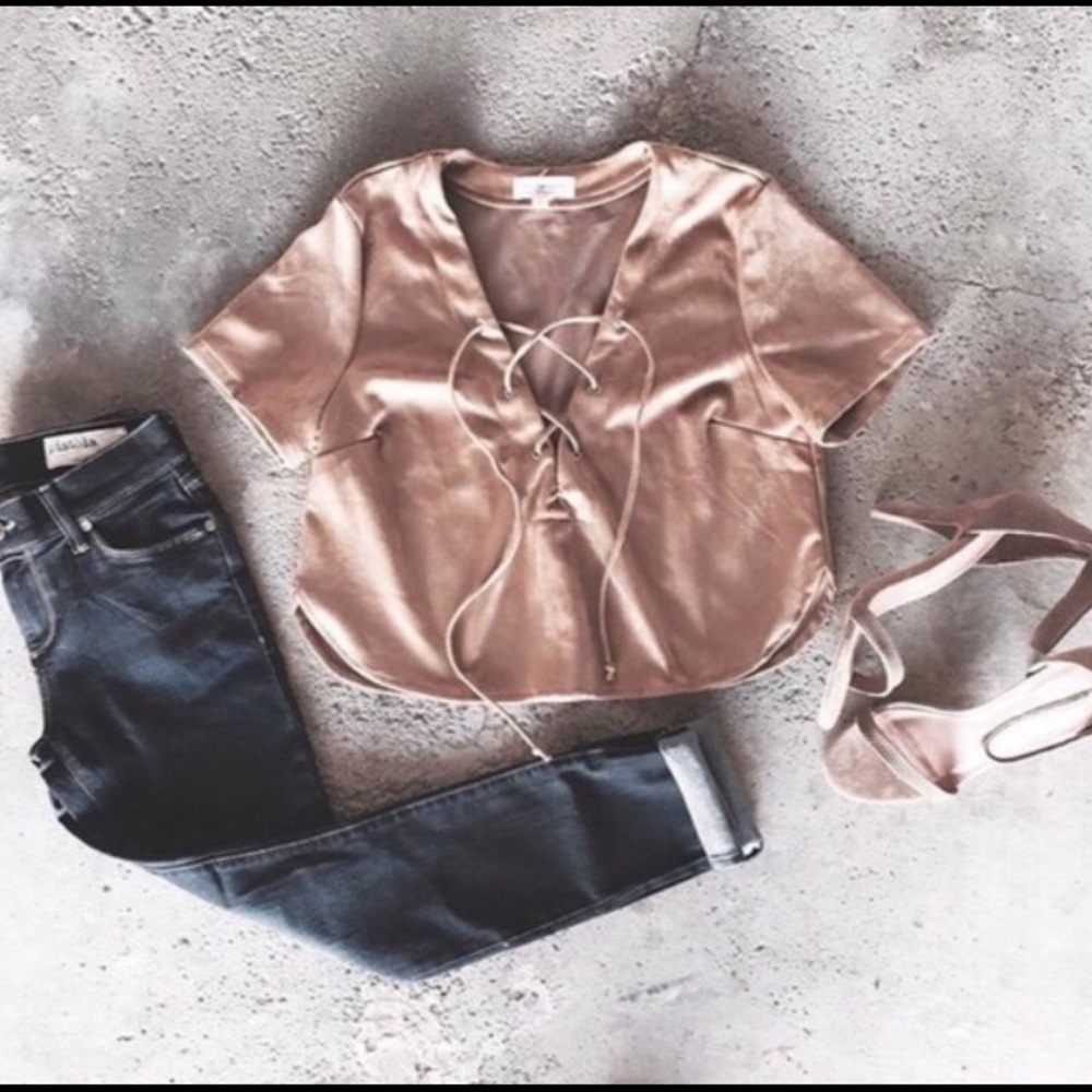 Cotton Candy • Vegan Suede Crop Top