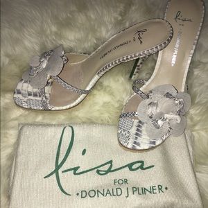 NEW! Lisa for Donald J. Pliner Snakeskin Print