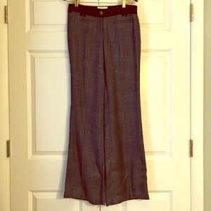 Anthropologie / Elevenses navy dress pants