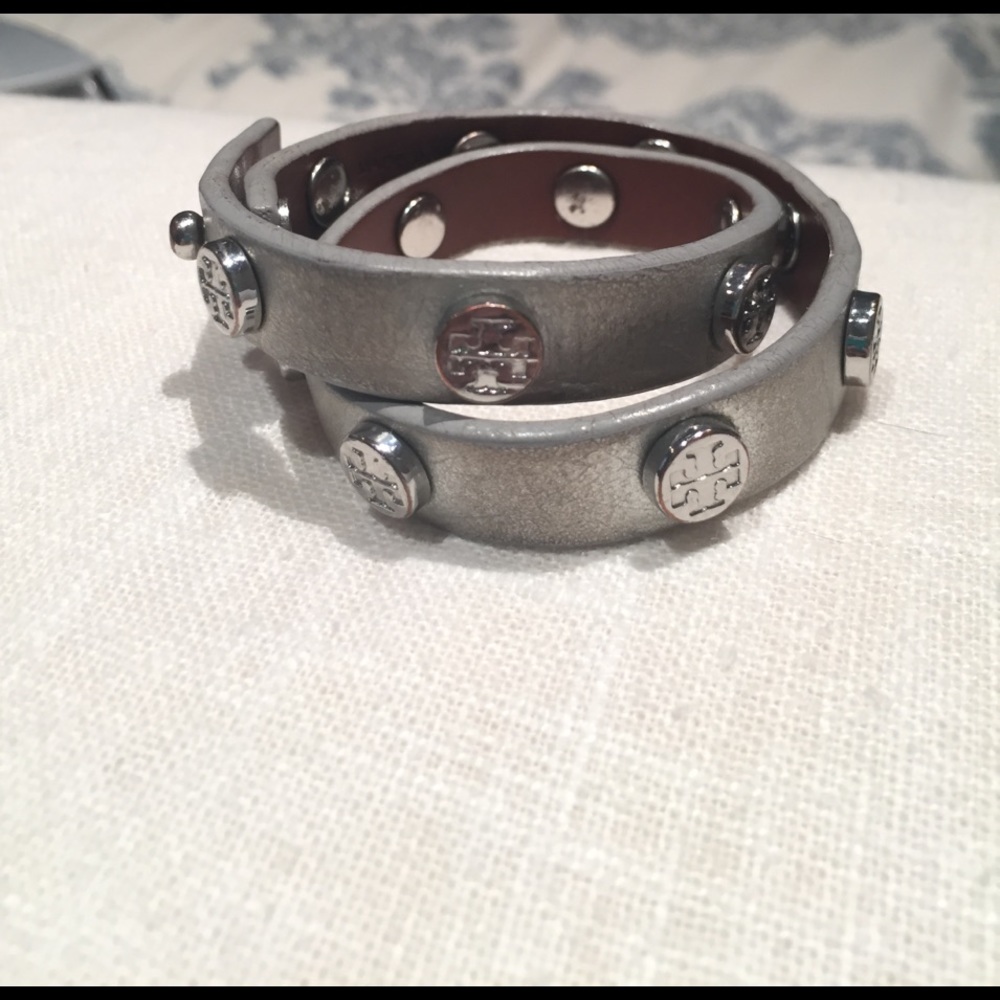 Tory Burch silver wrap bracelet