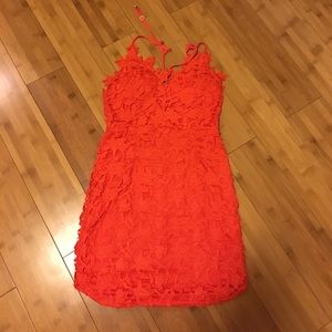 Red Lace Dress