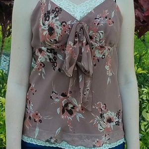 Banana Republic floral tank top