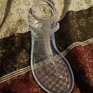 Clear sandal