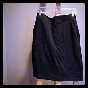 Uniqlo black sweat skirt