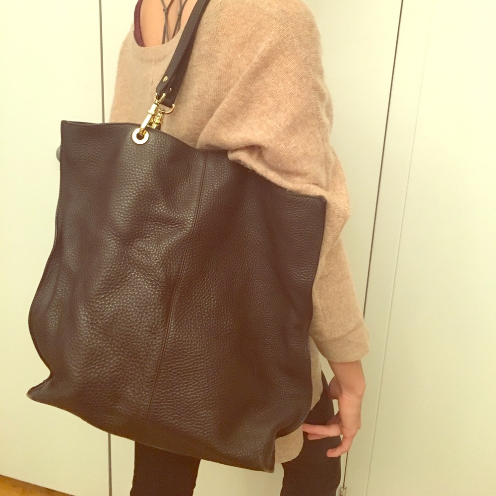 Brown leather Brooks Brothers Tote