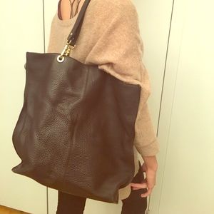 Brown leather Brooks Brothers Tote