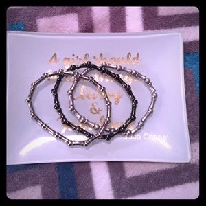 Lia Sophia stacking bracelets