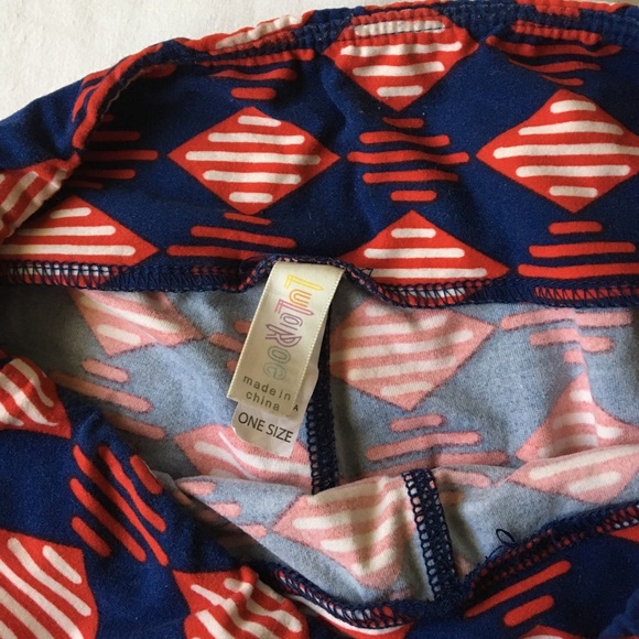 Lula Roe Patterned Tights - Picture 2 of 3