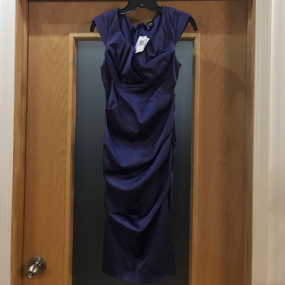 Xscape purple short dress! NEW! NEVER WORN!