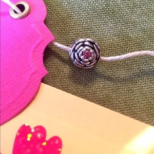 Pandora Charm Blooming Rose Pink