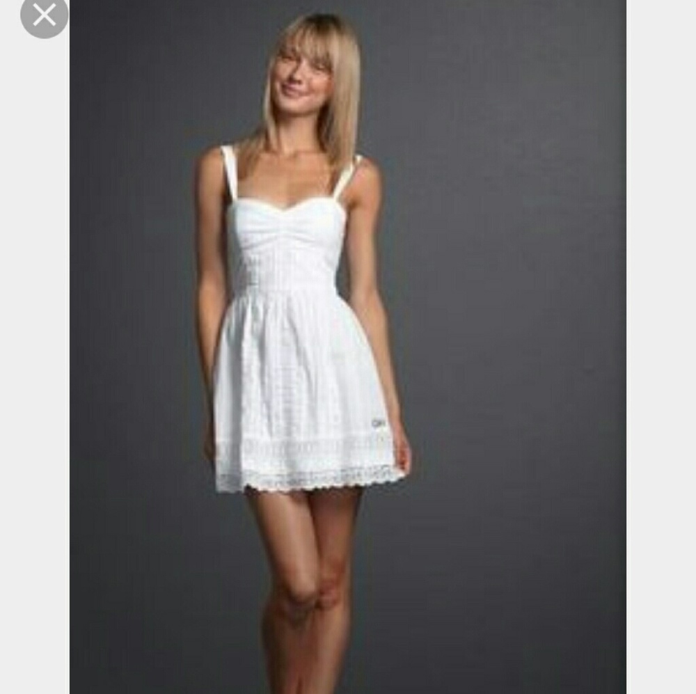 Gilly hicks white eyelet lace dress