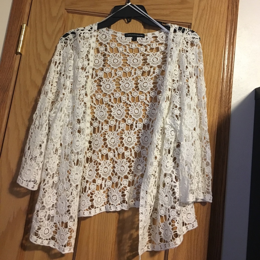 White Lace Coverup